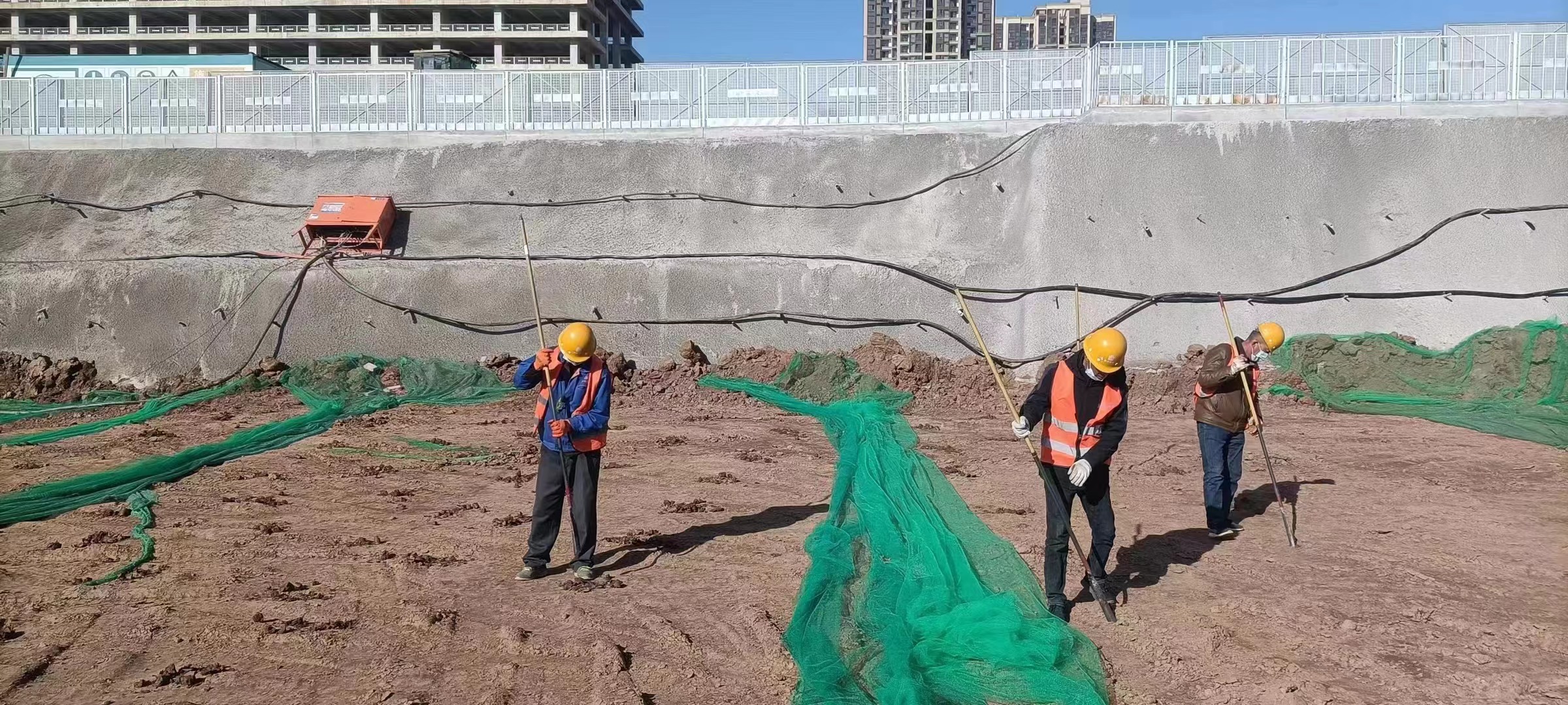 陕建华山集团航天城项目探查施工